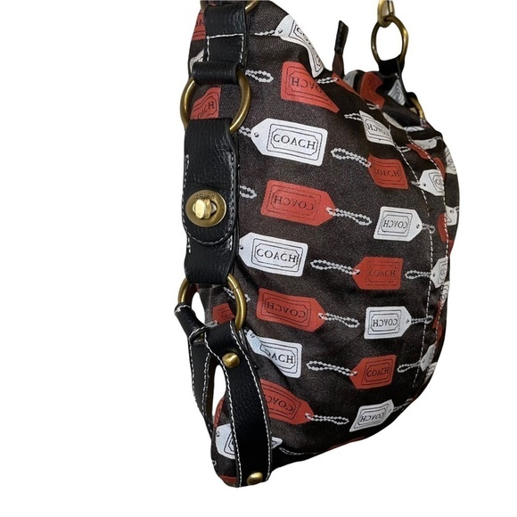 Coach Hobo Bag With A Tag Logo Print - Picture 3 of 7